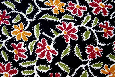 black-maroon-mustard-floral-printed-pure-cotton-fabric