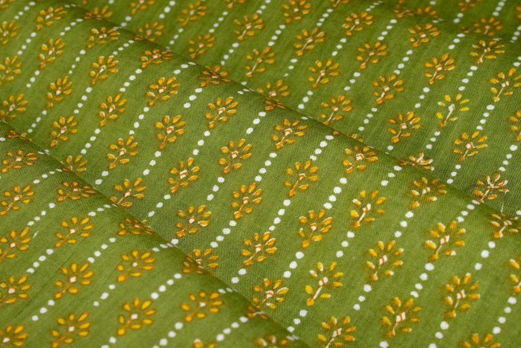 olive-yellow-floral-printed-pure-cotton-fabric