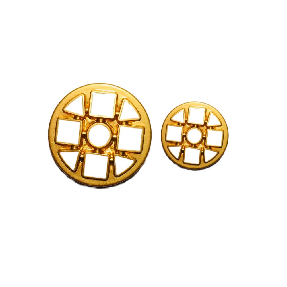 white-color-stylish-design-metal-buttons