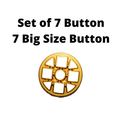 white-color-stylish-design-metal-buttons