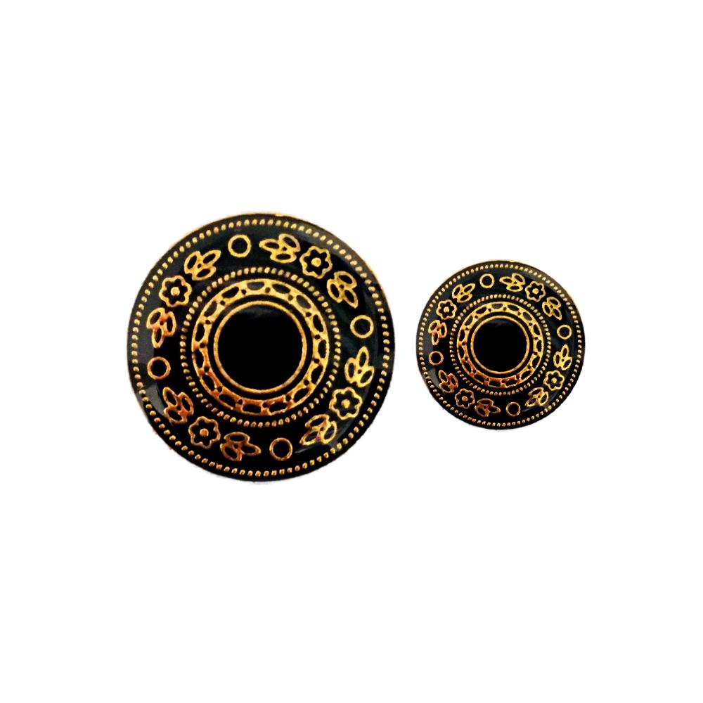 beautiful-traditional-design-buttons-in-black-color