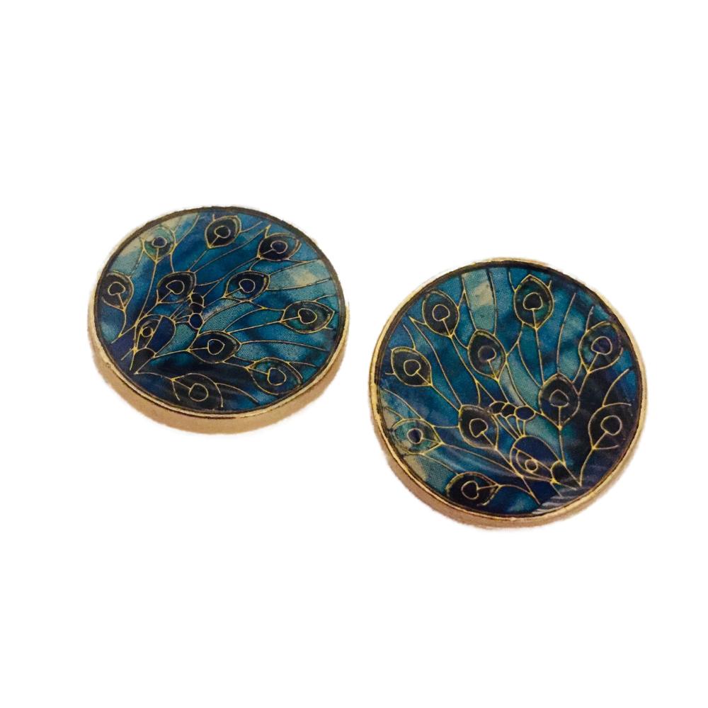 beautiful-blue-feather-designer-metal-buttons-for-suit