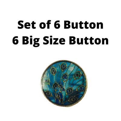 beautiful-blue-feather-designer-metal-buttons-for-suit