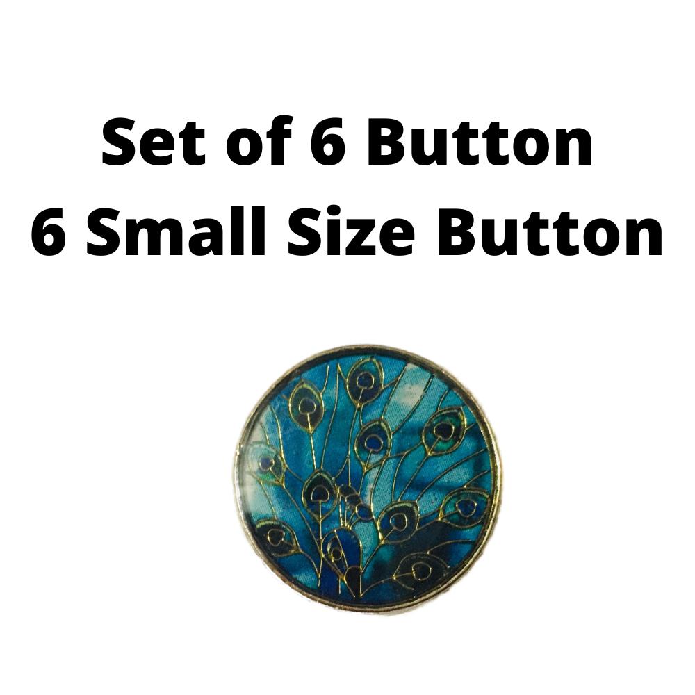 beautiful-blue-feather-designer-metal-buttons-for-suit