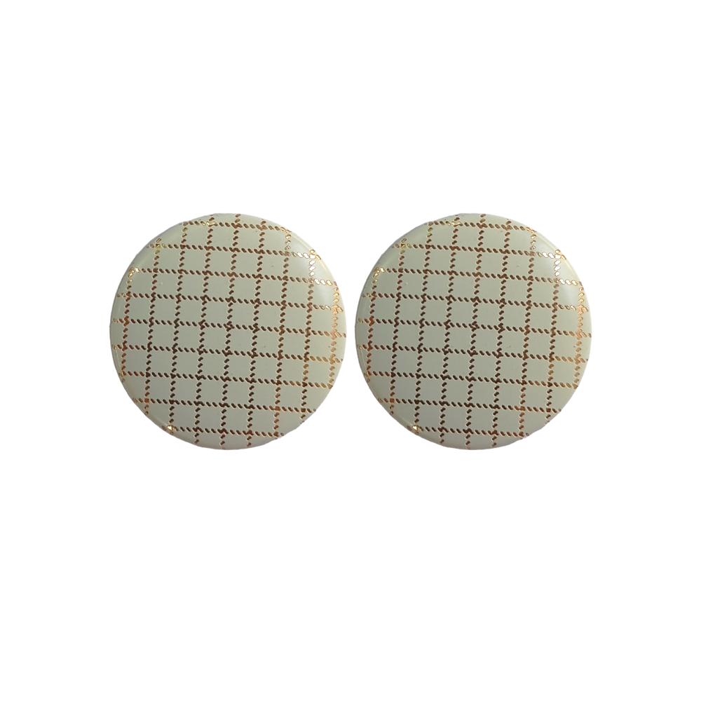 white-golden-checks-designer-metal-suit-buttons