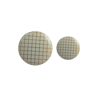 white-golden-checks-designer-metal-suit-buttons
