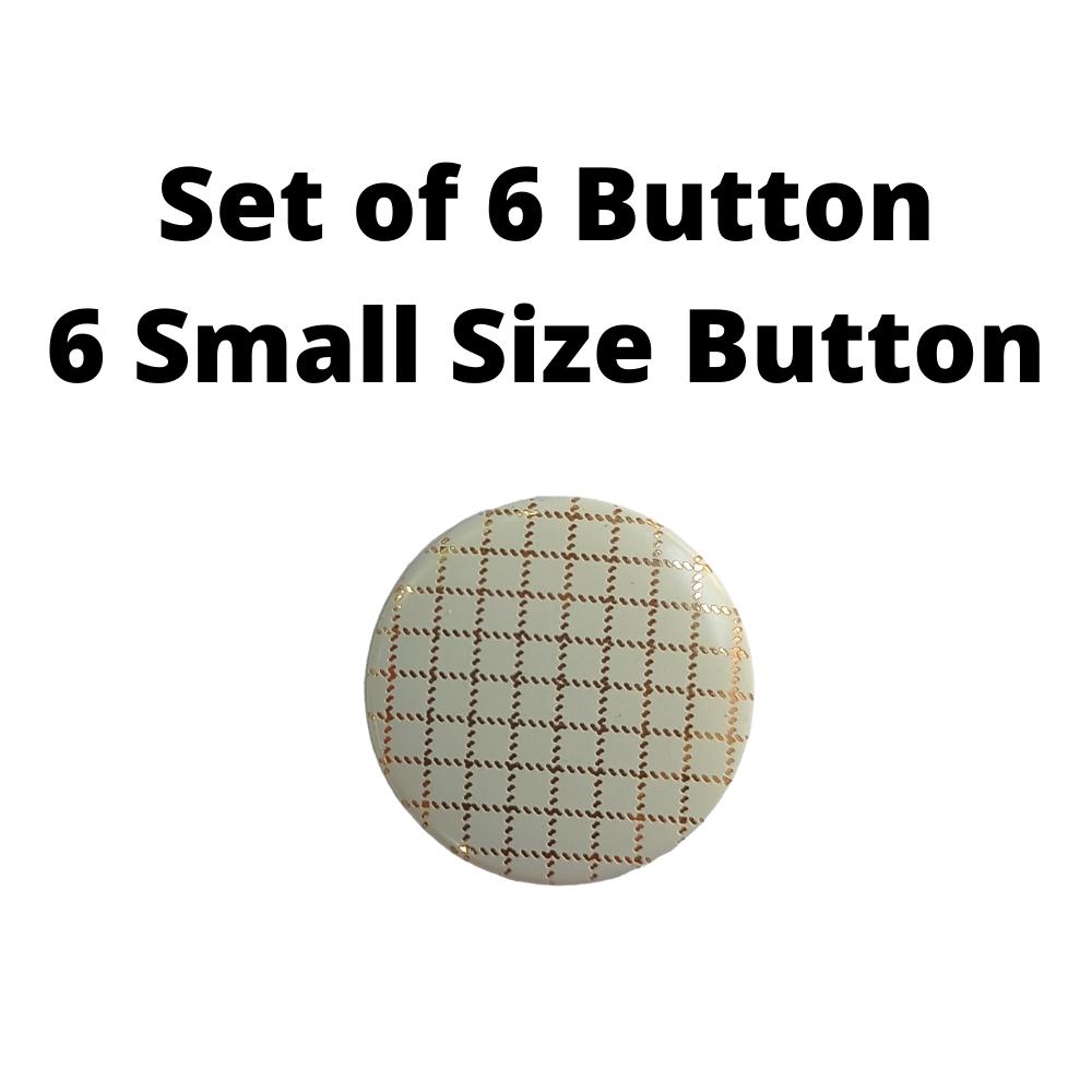 white-golden-checks-designer-metal-suit-buttons