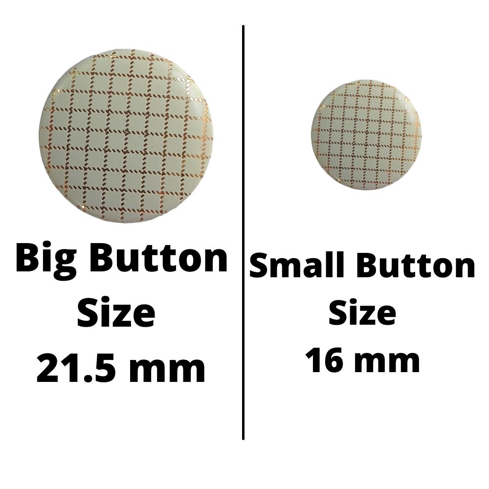 white-golden-checks-designer-metal-suit-buttons