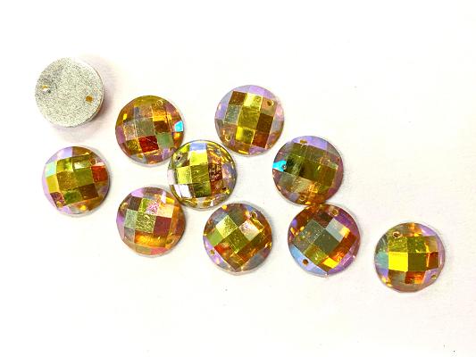 golden-rainbow-circular-2-hole-plastic-stones-12-mm