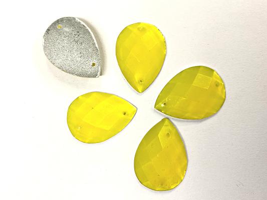 dark-neon-yellow-drop-2-hole-plastic-stone-18x25-mm