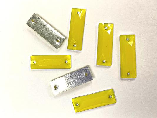 dark-neon-yellow-rectangular-2-hole-plastic-stone-8x24-mm