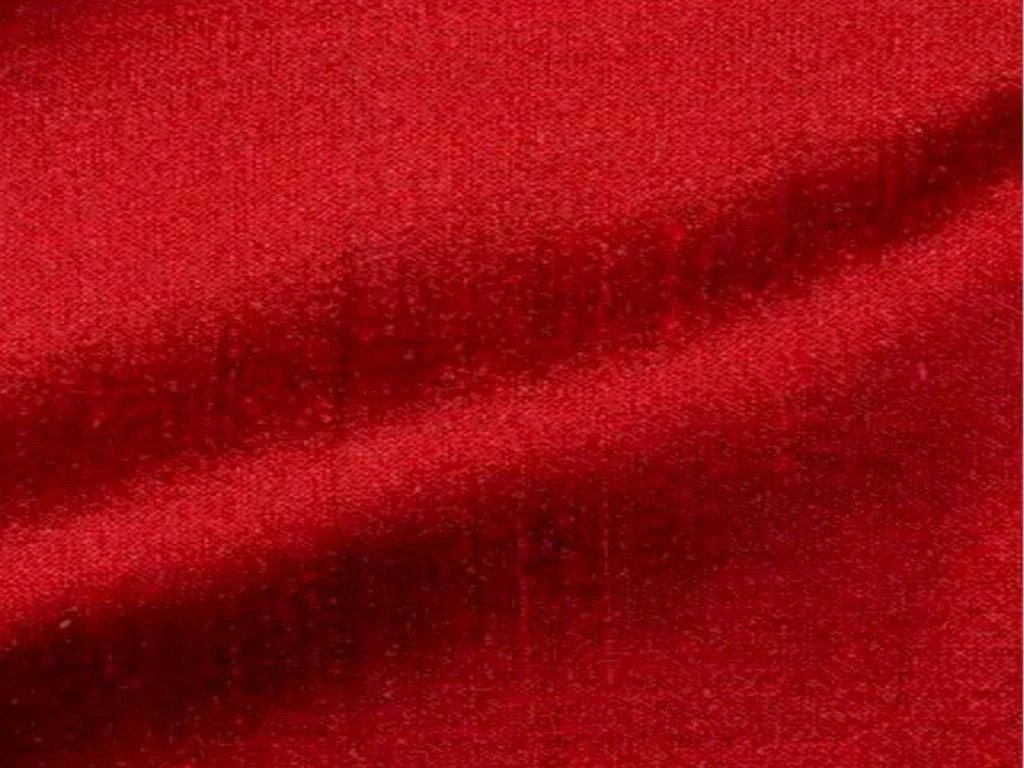 red-plain-bangalore-raw-silk-fabric