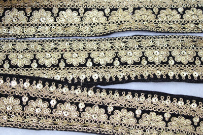 black-fancy-zari-lace