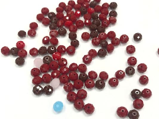 multicolor-red-machine-cut-glass-beads-8-mm