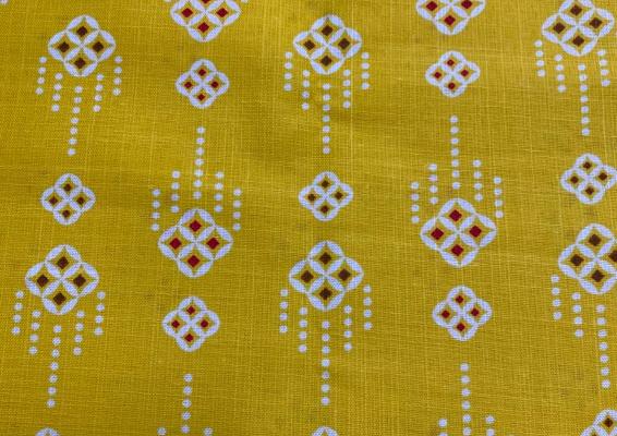 yellow-white-geometric-printed-cotton-fabric