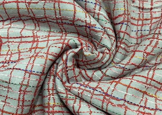 green-red-checks-printed-cotton-fabric