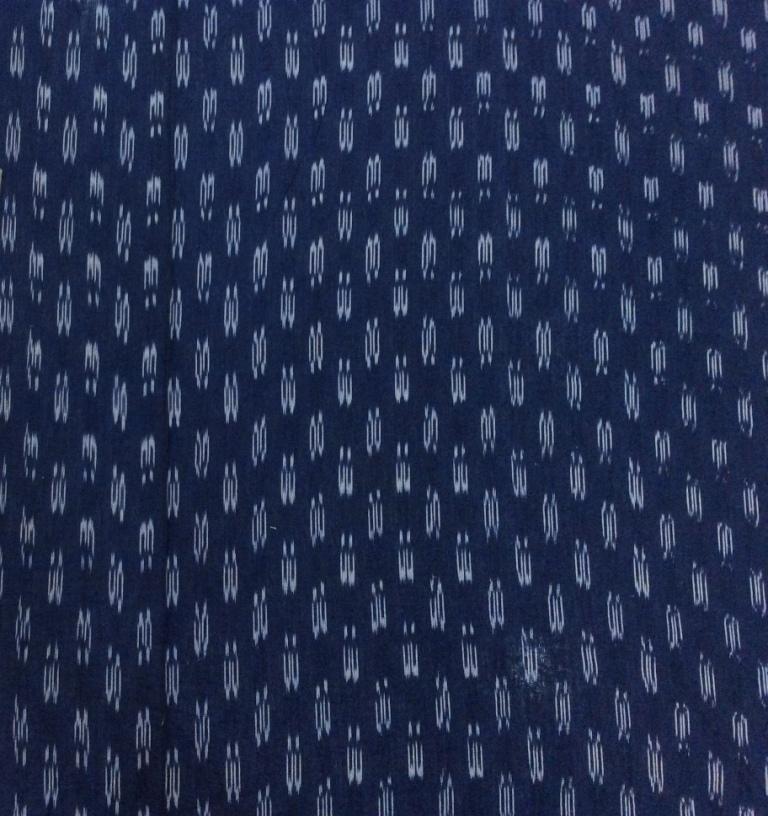 navy-blue-white-pure-cotton-ikat