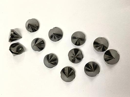 gun-metal-grey-triangular-plastic-stud-beads-10-mm