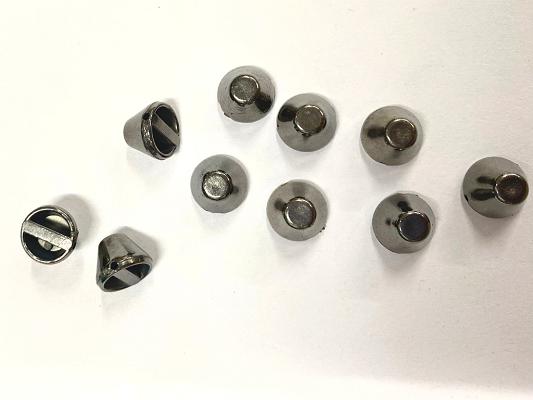 gun-metal-grey-flat-triangular-plastic-stud-beads-12-mm