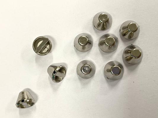 nickel-silver-flat-triangular-plastic-stud-beads-12-mm