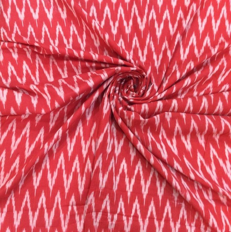 red-white-pure-cotton-ikat