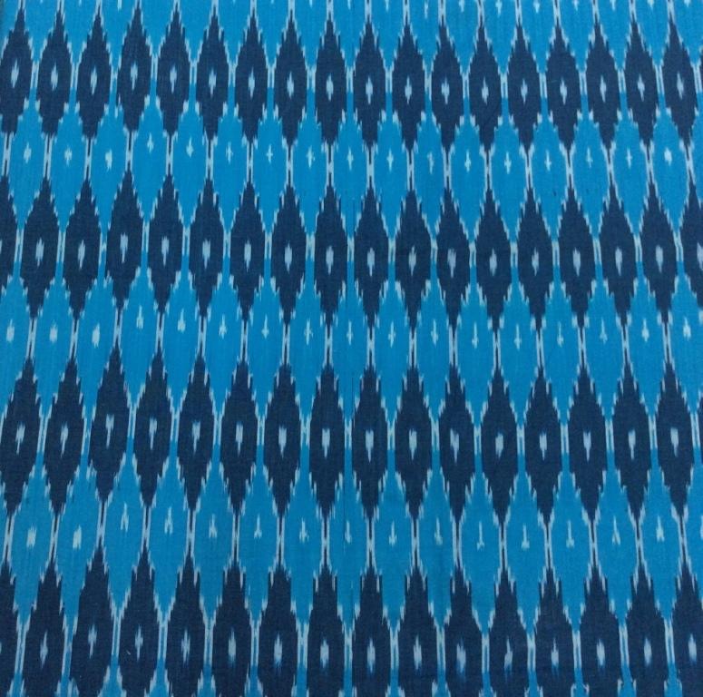 light-blue-dark-blue-pure-cotton-ikat