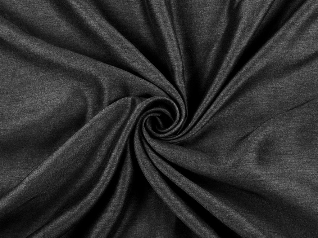 black-plain-polyester-dola-silk-fabric