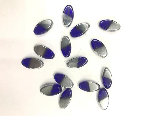 blue-silver-oval-glass-beads-9x17-mm