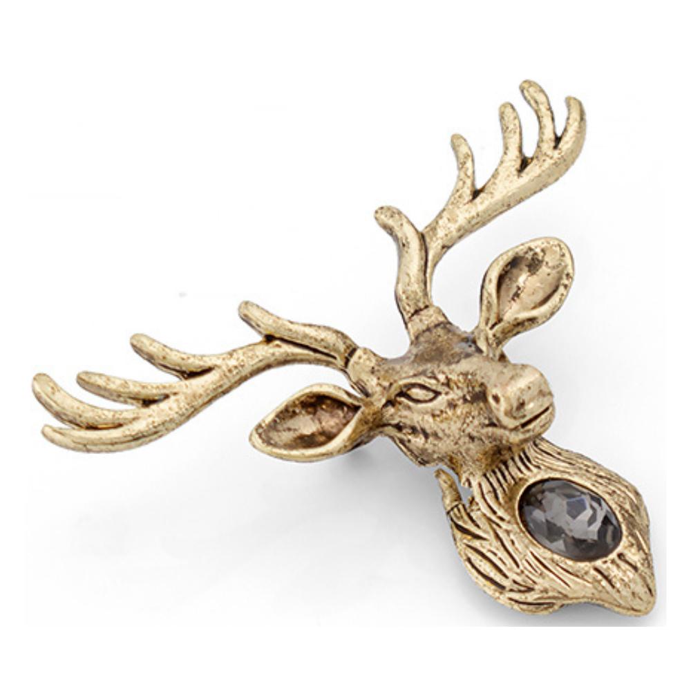 golden-color-stylish-deer-brooch