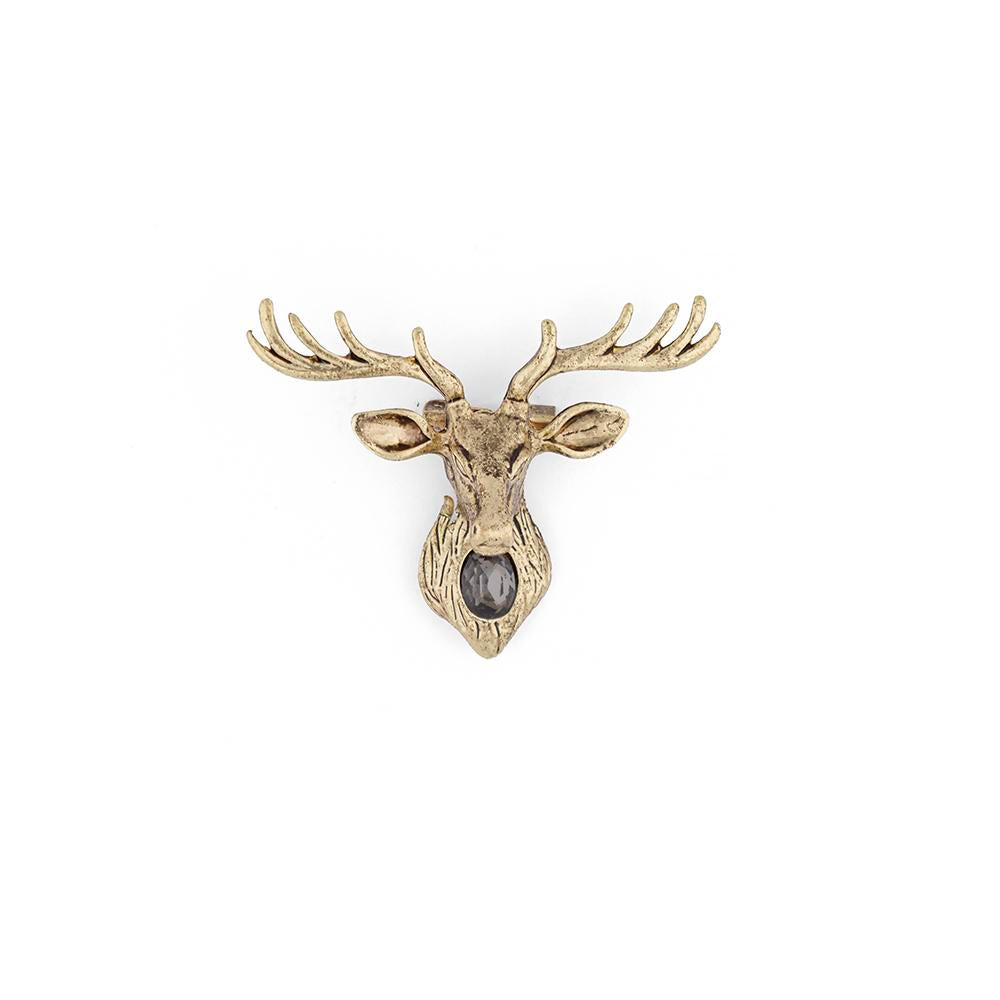 golden-color-stylish-deer-brooch