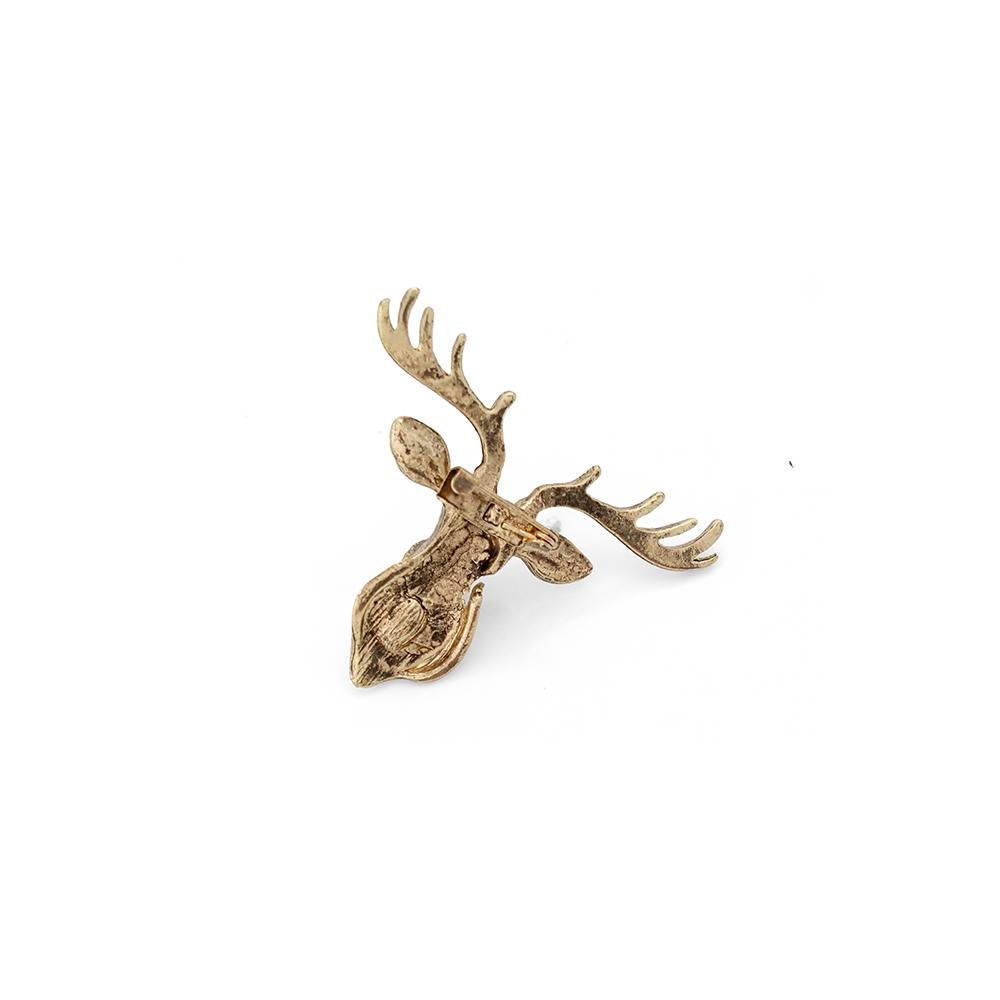 golden-color-stylish-deer-brooch