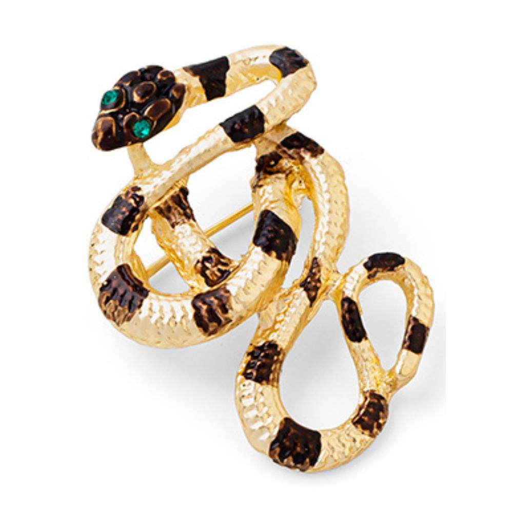 golden-black-stylish-snake-designer-brooch