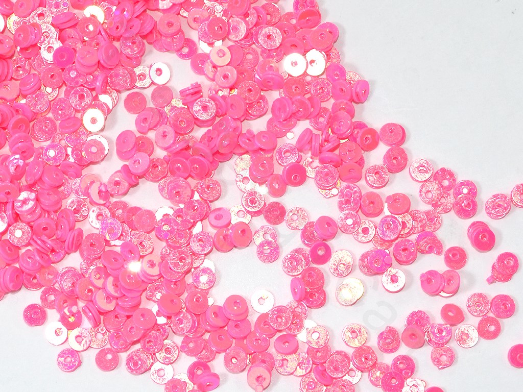 Pink 1 Hole Plastic Sequins | The Design Cart (1827261972514)