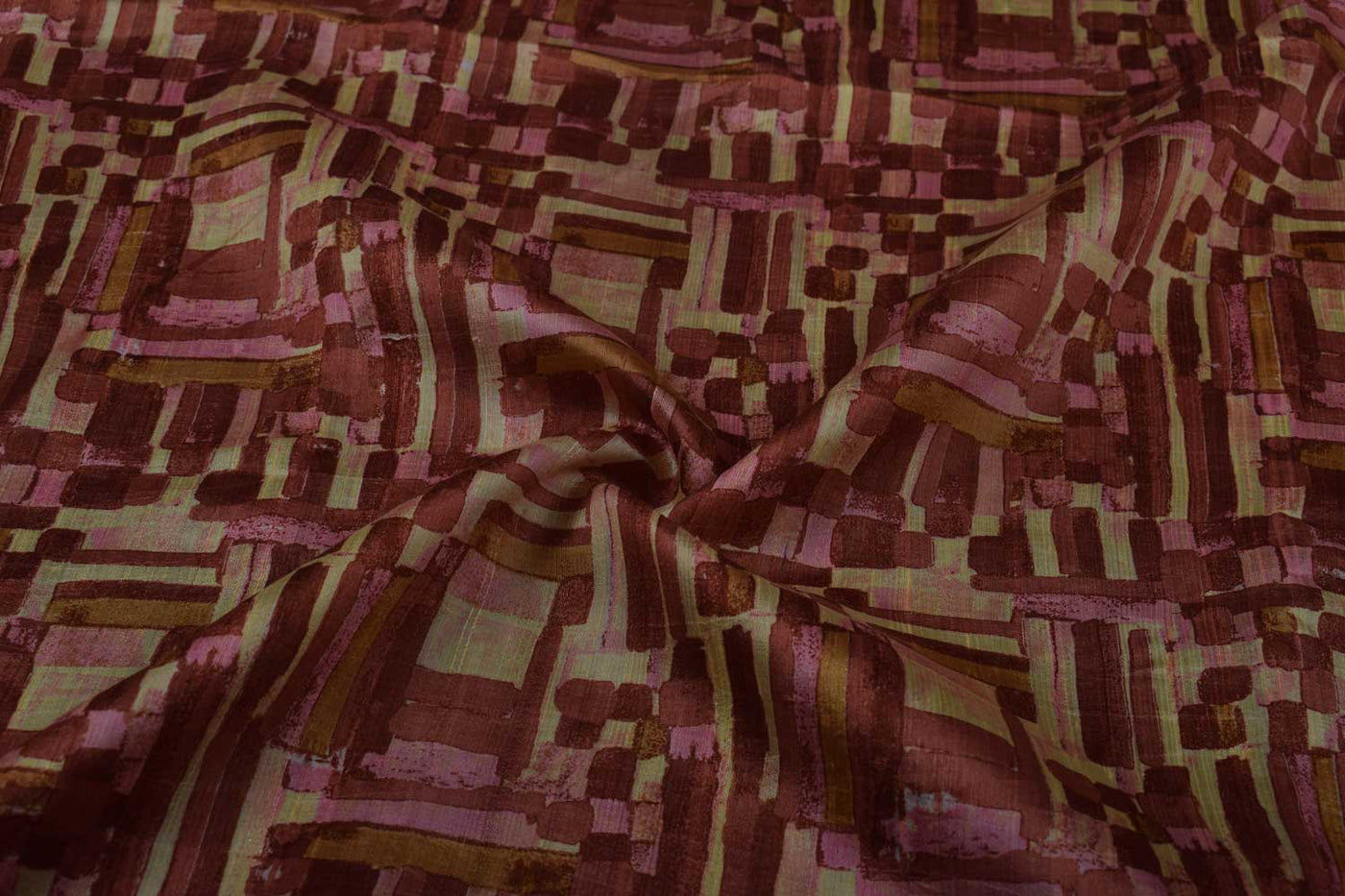 brown-tussar-silk-print-fabric-2115221