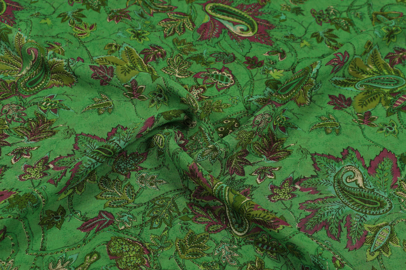 green-printed-silk-georgette-fabric-212105