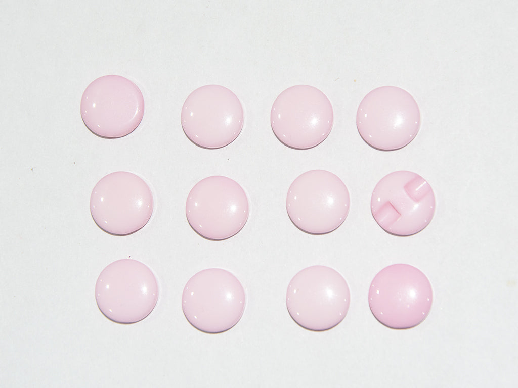 Light Pink Circular Marble Acrylic Buttons