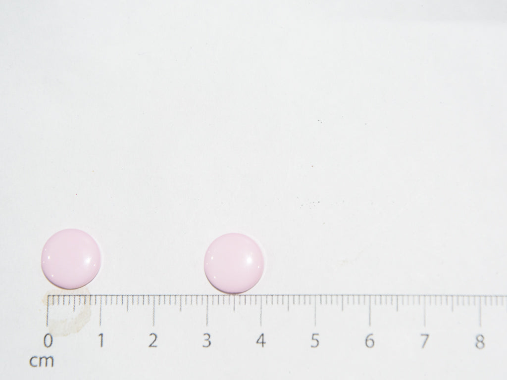 Light Pink Circular Marble Acrylic Buttons