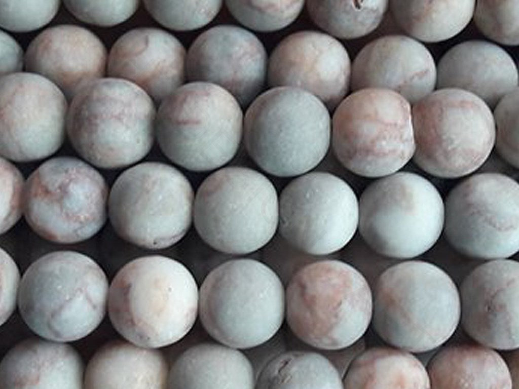 Dull Gray Pink Semi Precious Quartz Stones | The Design Cart (4333698187333)