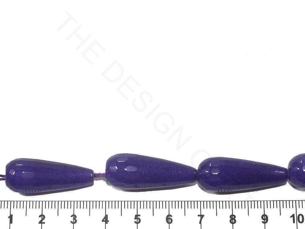 Purple Drop Jade Semi Precious Stones | The Design Cart (3785186836514)