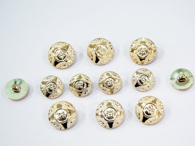 Golden Designer Acrylic Suit Buttons