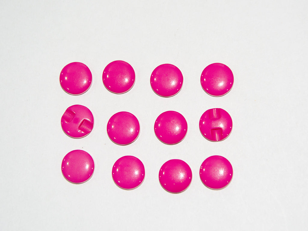 Light Magenta Circular Marble Acrylic Buttons