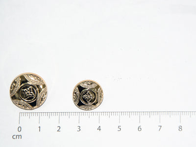 Golden Designer Acrylic Suit Buttons