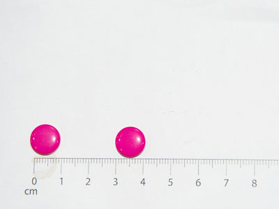 Light Magenta Circular Marble Acrylic Buttons