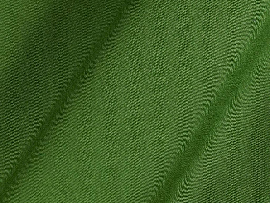 Leaf Green Cotton Satin Plain Dyed Fabric