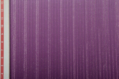 Purple & Light Purple Double Shade Glitter Pleated Knit Fabric