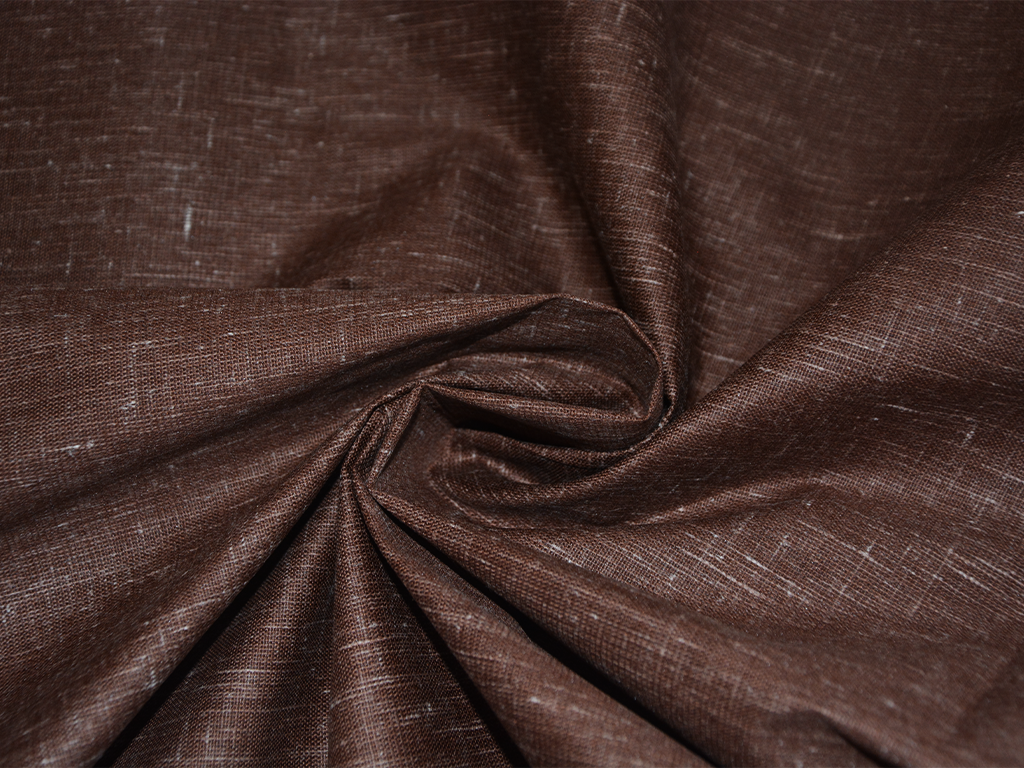 chocolate-brown-cotton-linen-shirting-fabric-kbg-ss-cl-23-sf