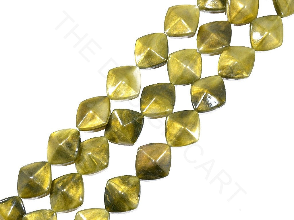 Yellow Black Resin Stones | The Design Cart (3824460562466)