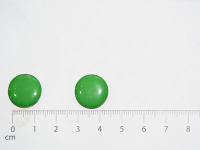 Green Circular Marble Acrylic Buttons