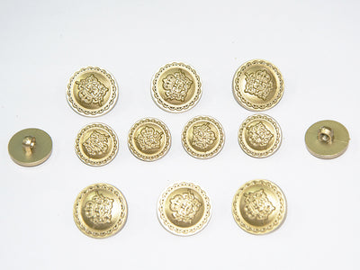 Golden Designer Acrylic Suit Buttons