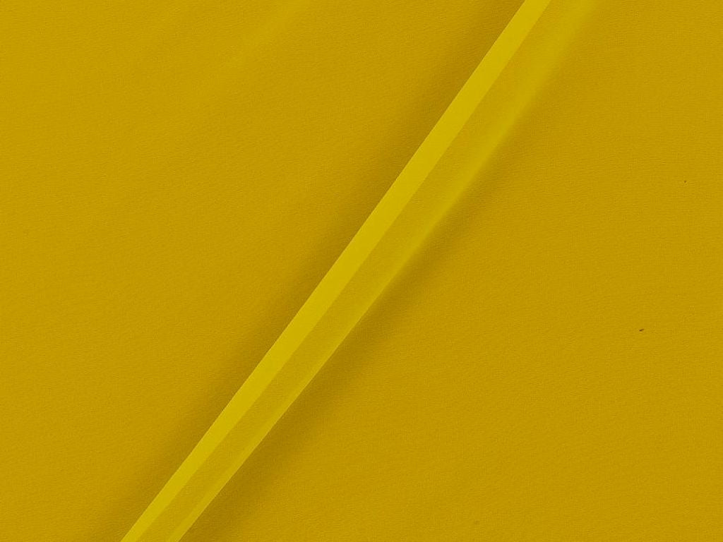 Lemon Yellow Polyester Diamond Georgette Fabric